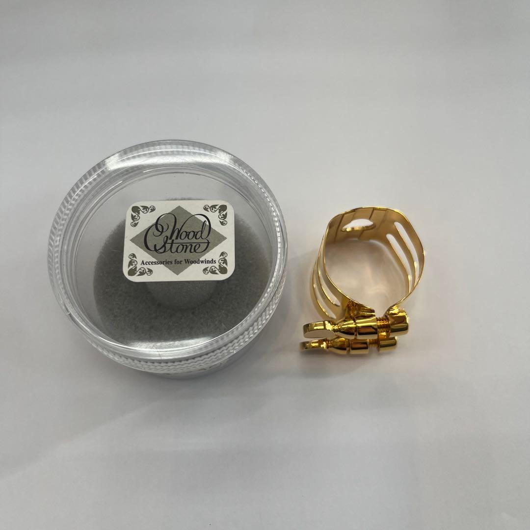 Wood Stone B♭クラリネットリガチャー バンドレン用