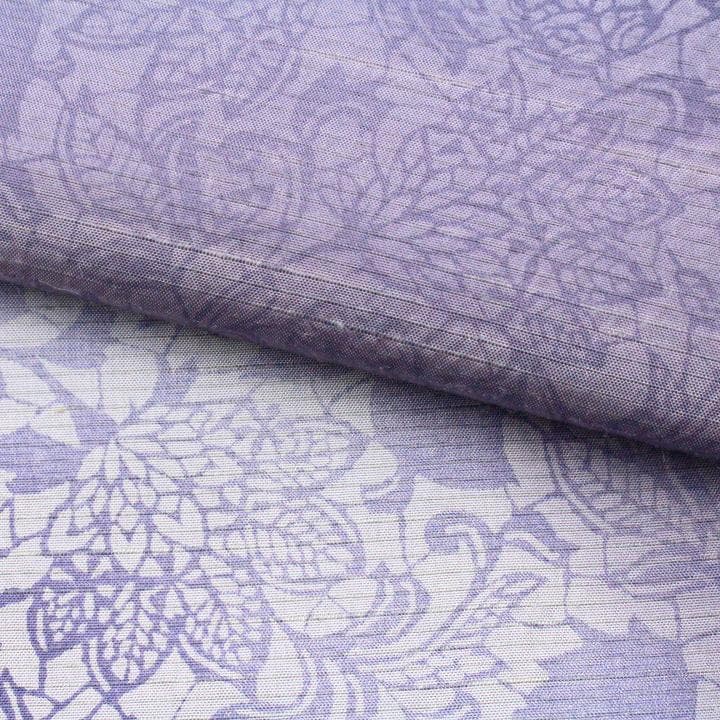 エレガントな【型絵染】　希少な【本場大島紬】の袋帯　お使い勝手抜群の【全通柄】