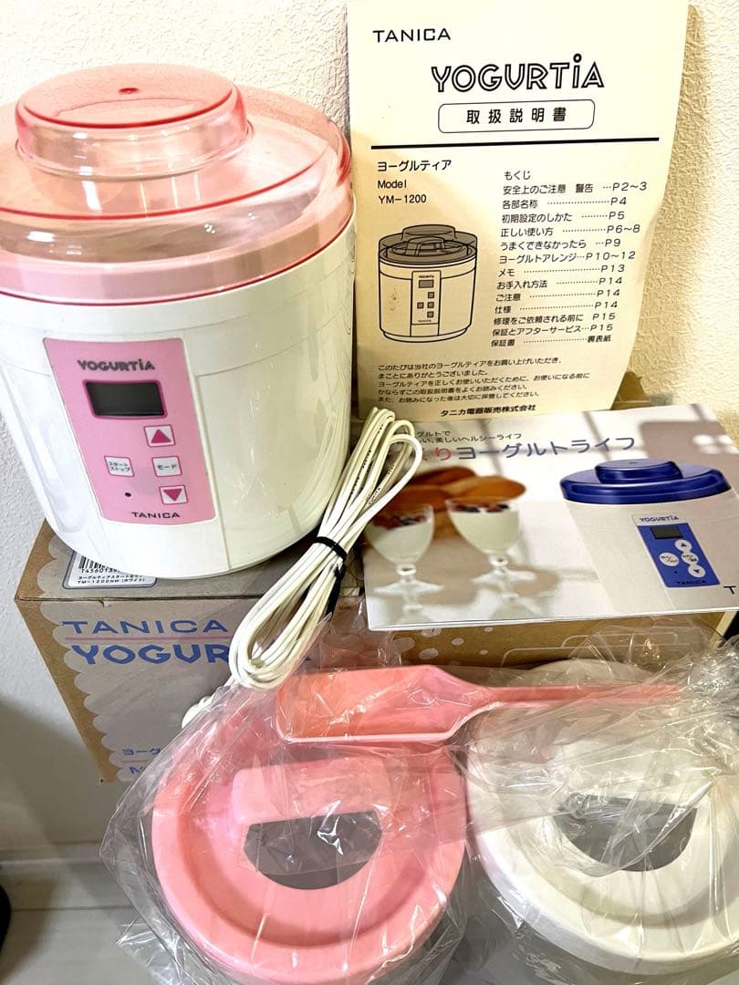 【新品未使用保管品】TANICA ヨーグルトメーカー YOGURTIA