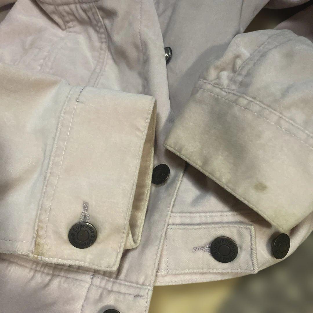Supreme ベルベット　トラッカー　ジャケット　シュプリーム　ジージャン　M