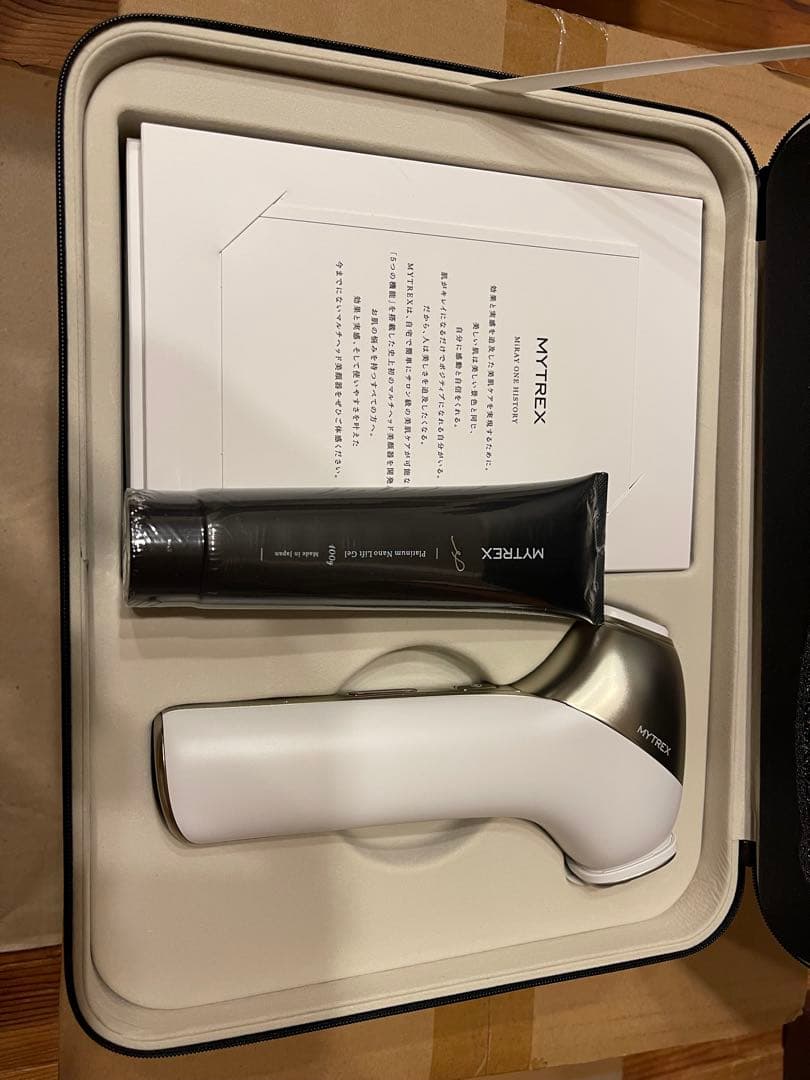 【新品未使用】MYTREX MiRAY ONE ホワイト +美容ゲル付き