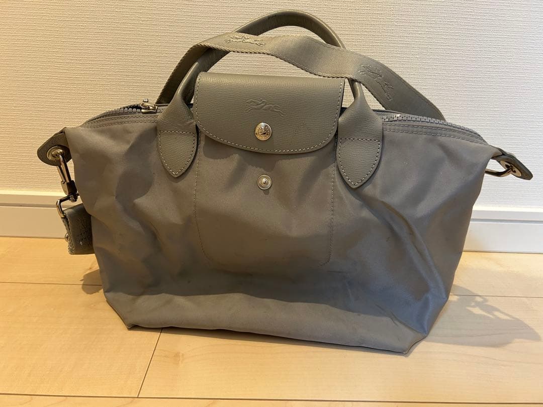 Longchamp グレー トートバッグ