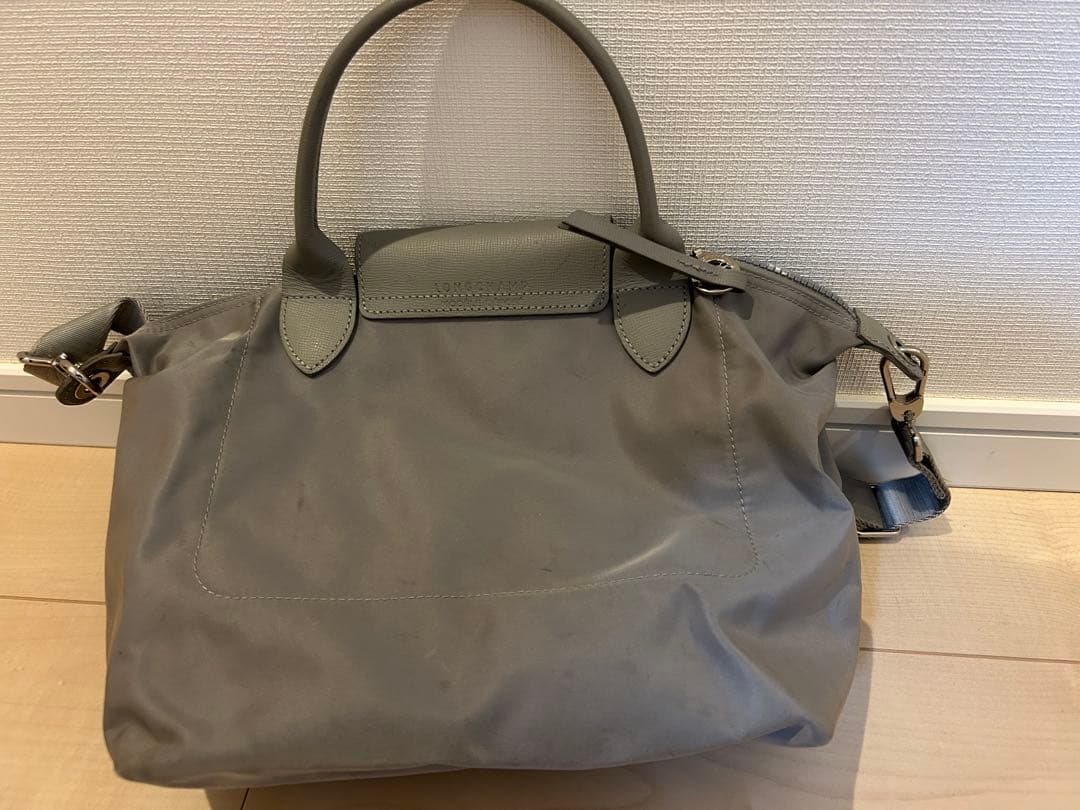 Longchamp グレー トートバッグ