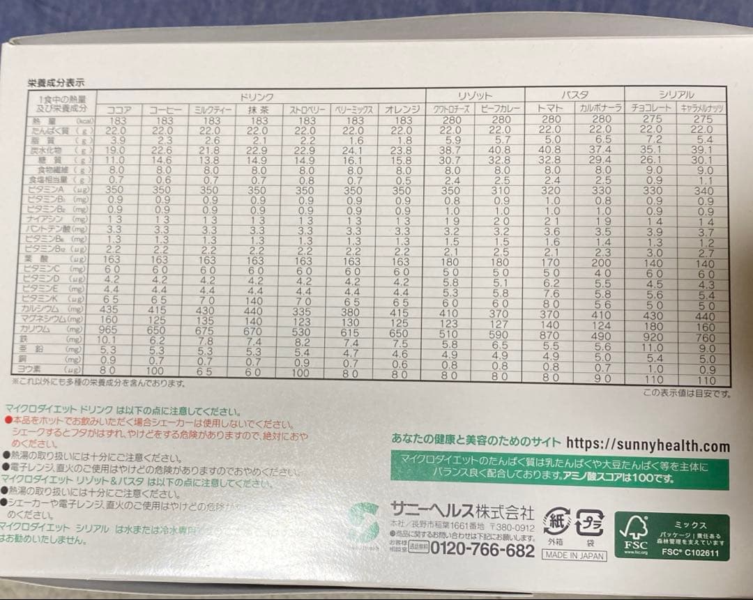 MICRODIET セルフチョイスパック マイクロダイエット14食