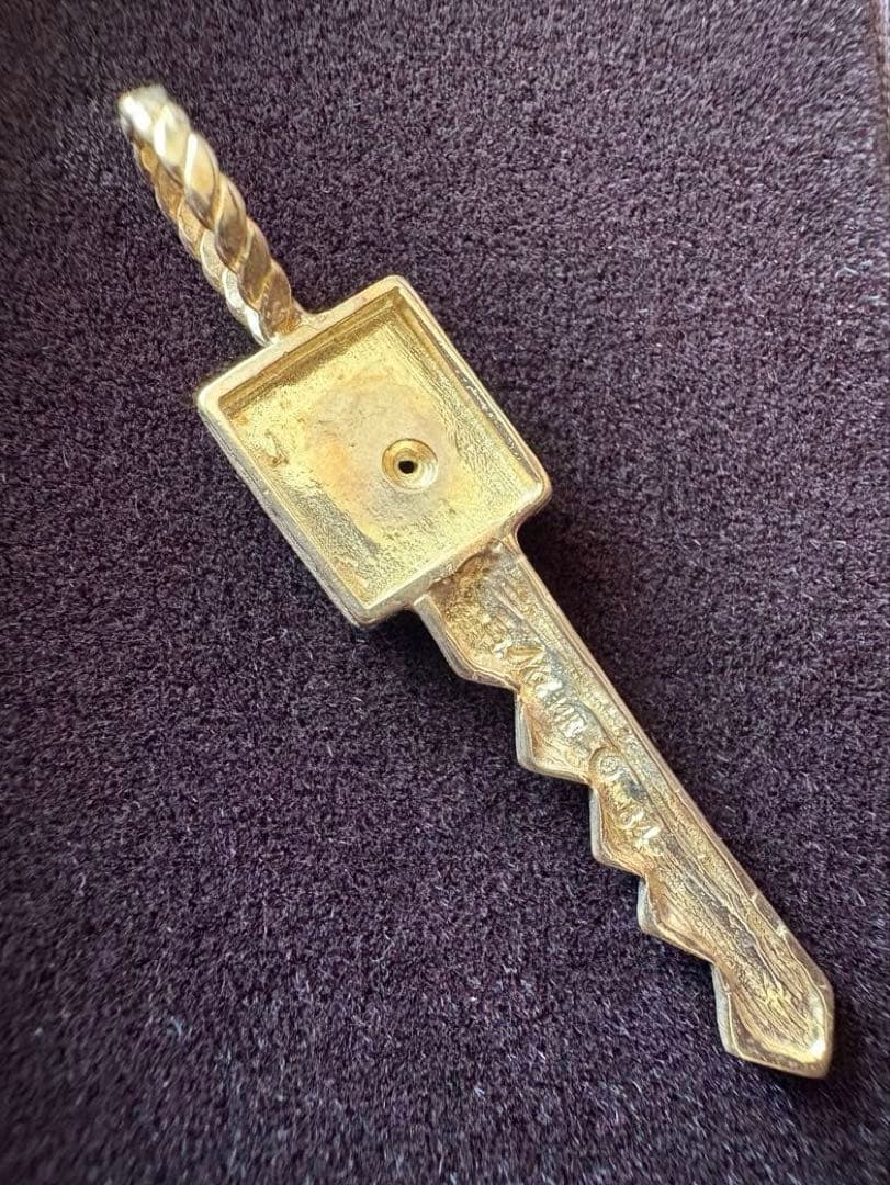 14K ヴィンテージ Playboy キー ペンダントトップ 2.41g公式刻印