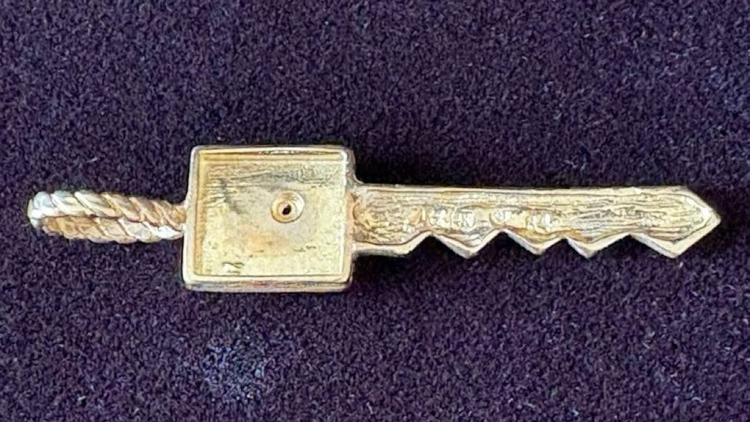 14K ヴィンテージ Playboy キー ペンダントトップ 2.41g公式刻印