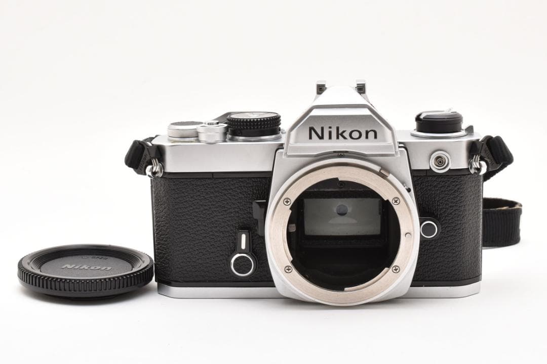 超美品 NIKON ニコン FM シルバー モルト新品交換済 M646