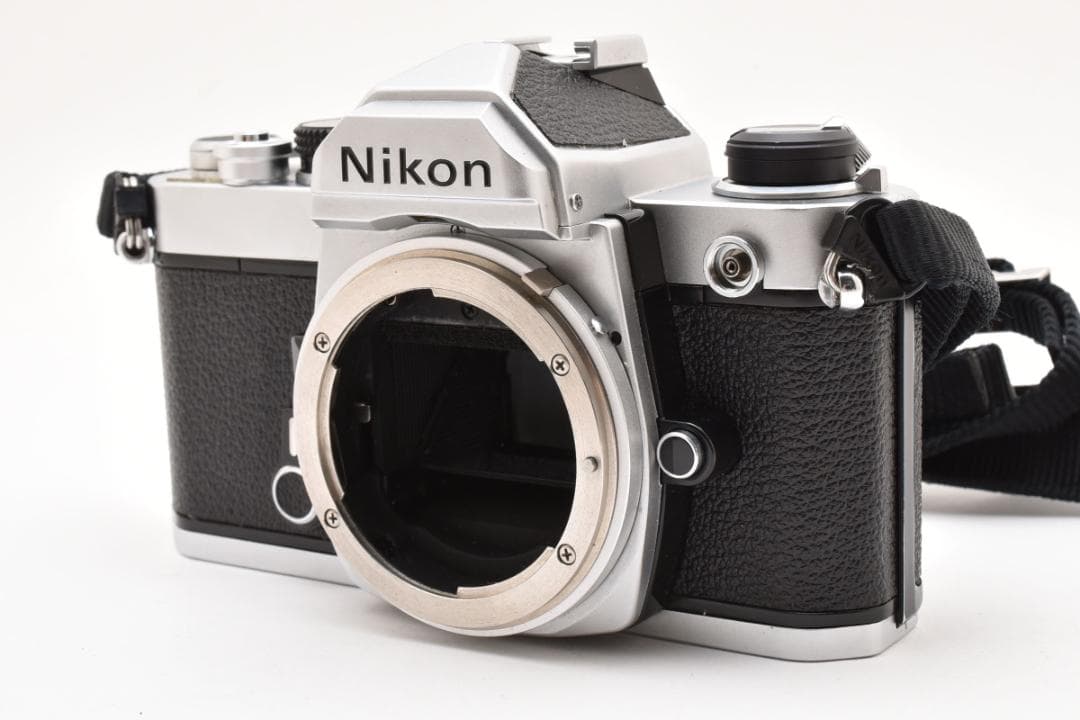 超美品 NIKON ニコン FM シルバー モルト新品交換済 M646