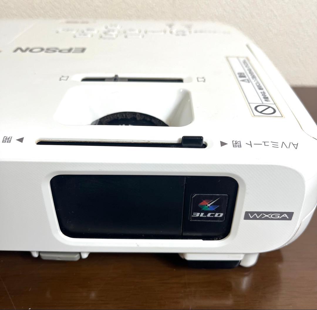 EPSON プロジェクター EB-W28 WXGA 本体　電源コード