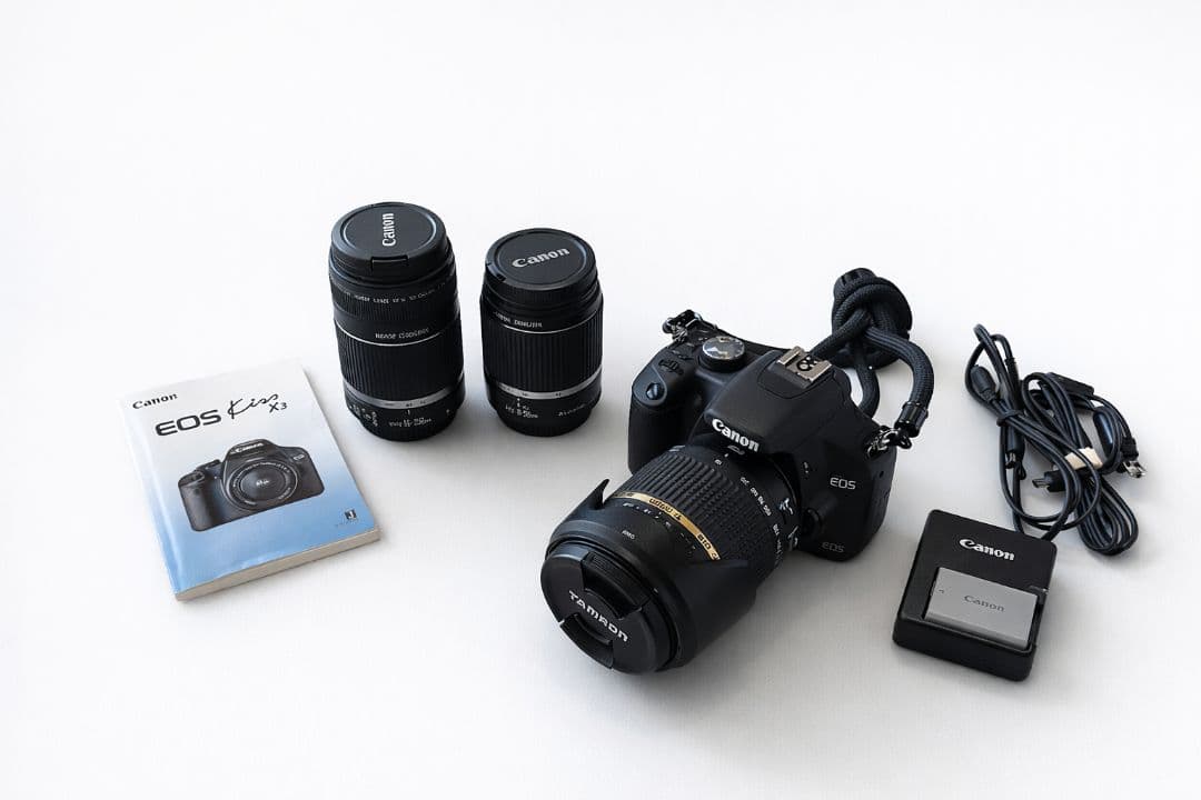 Canon EOS Kiss X3 レンズ3本セット