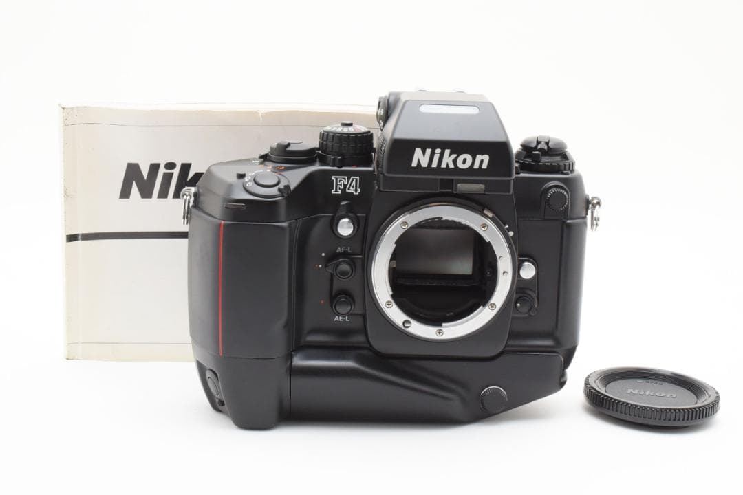 超美品 NIKON ニコン F4S MB-21 説明書付フィルム　B395