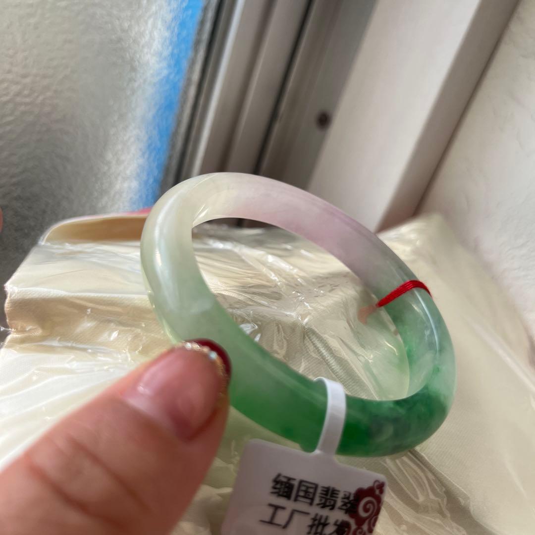 三彩翡翠バングル