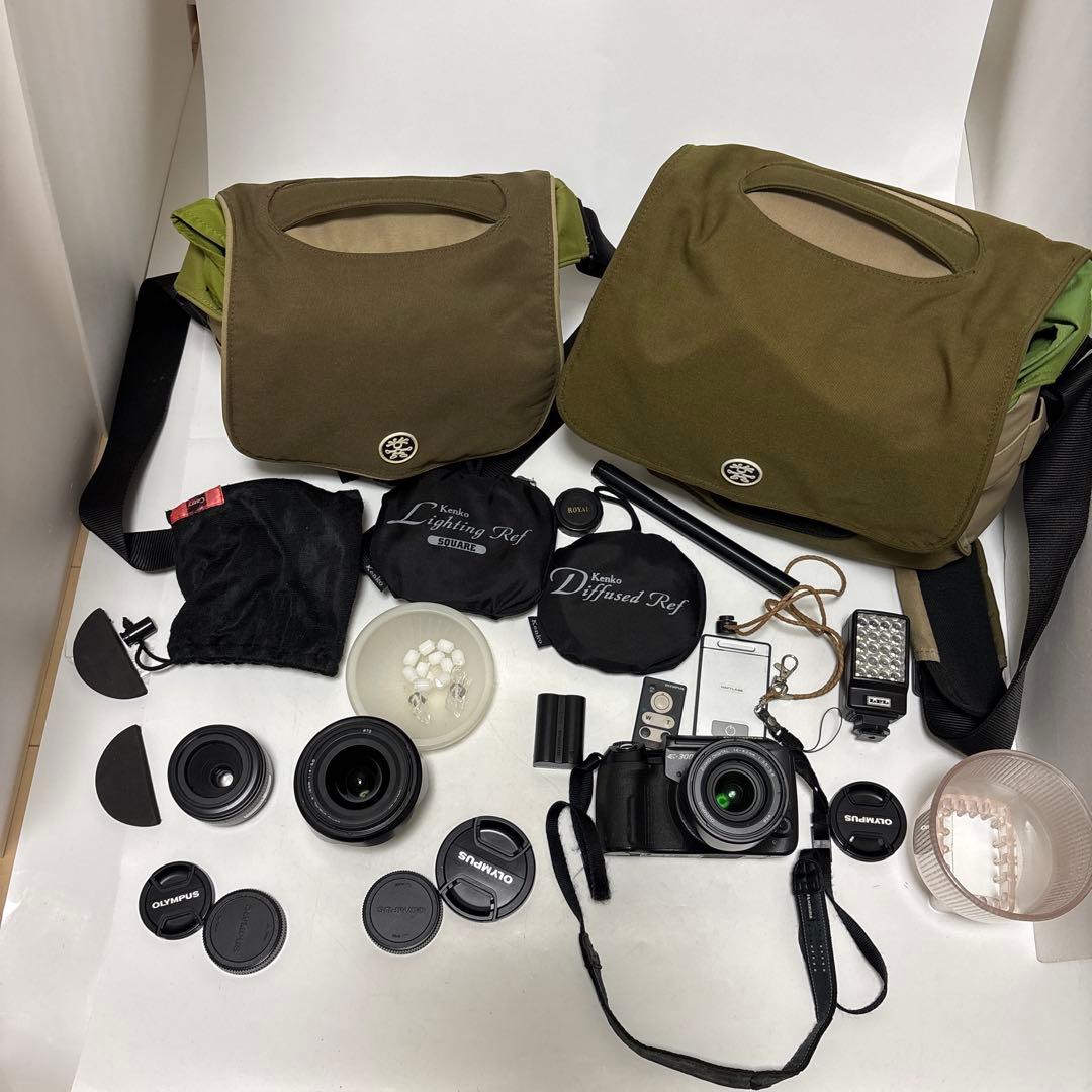 OLYMPUS オリンパス E-300 デジタル一眼レフカメラ レンズ3点