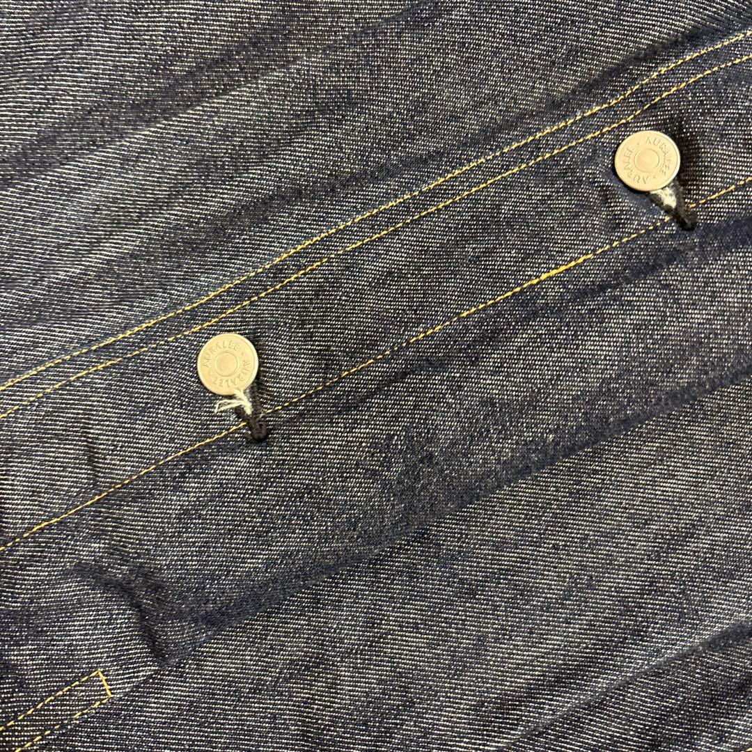 ジャケット・アウター AURALEE WASHED HARD TWIST DENIM BLOUZON
