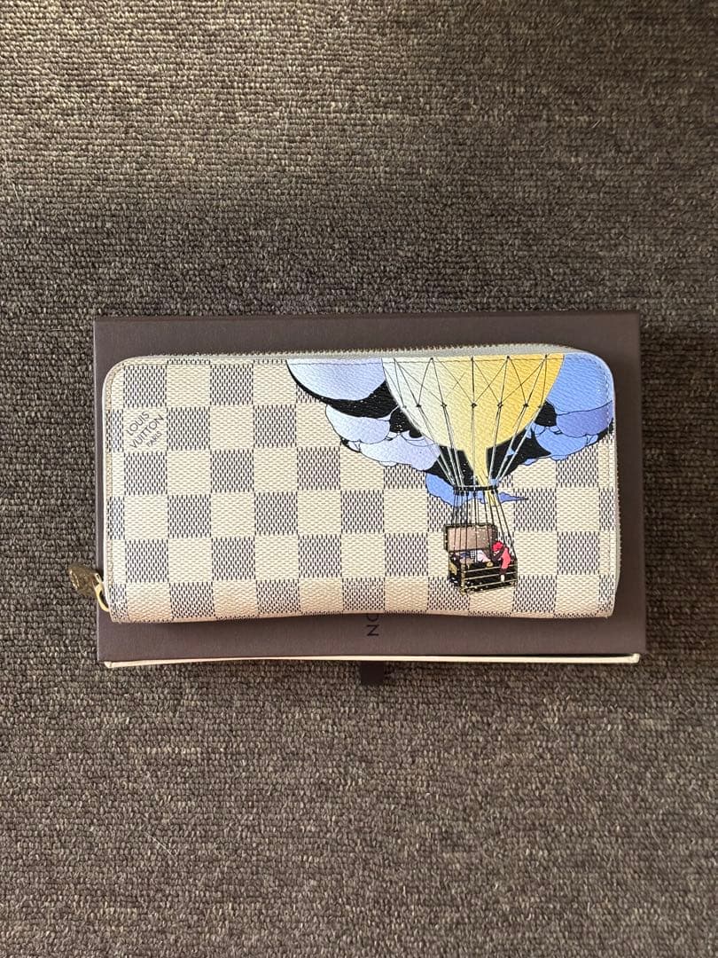 ヴィトンダミエ【ジッピーウォレット】長財布★気球柄