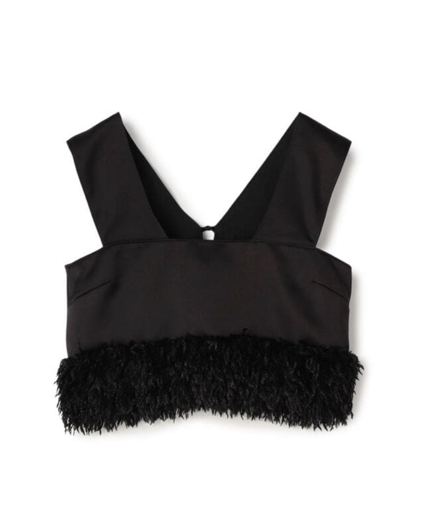 tomorrowland Ballsey フェザーコンビ ショートビスチェ