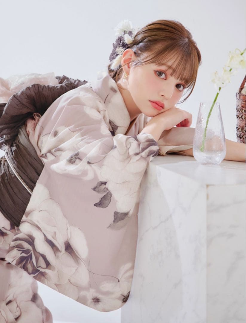 sugar nine 浴衣 アンティーク調ロマンティック牡丹浴衣
