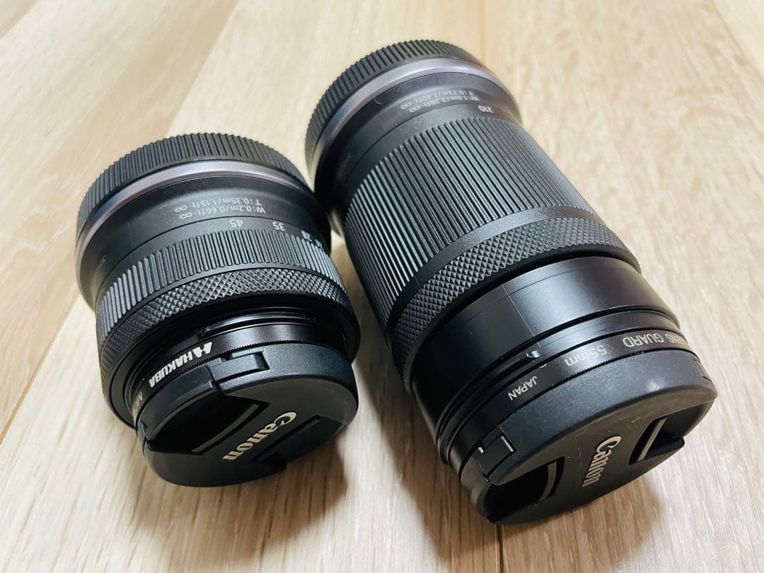 Canon キヤノンRF 18-45mm・55-210mm ズームレンズ