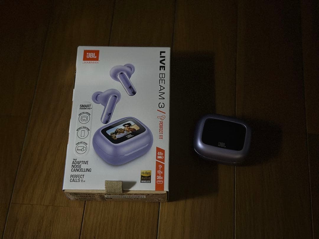 JBL LIVE BEAM3 パープル 【美品】 イヤホン
