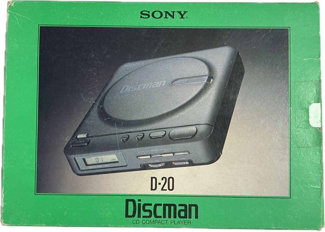 ソニー SONY　Discman D-20　CD COMPACT PLAYER