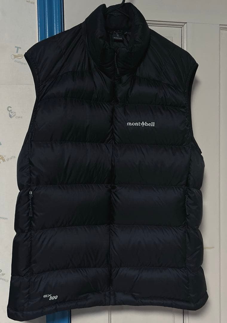 mont-bell ライトアルパインダウンベスト 黒