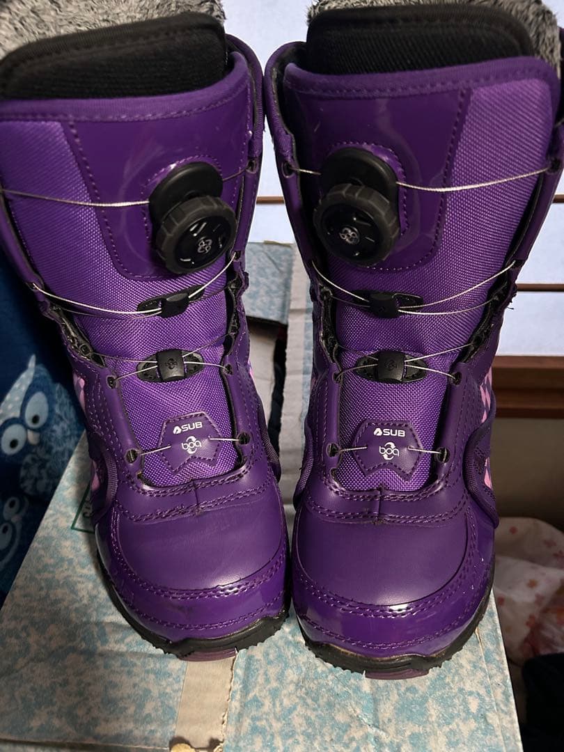 SUBスノーボードブーツ 紫色 女性用