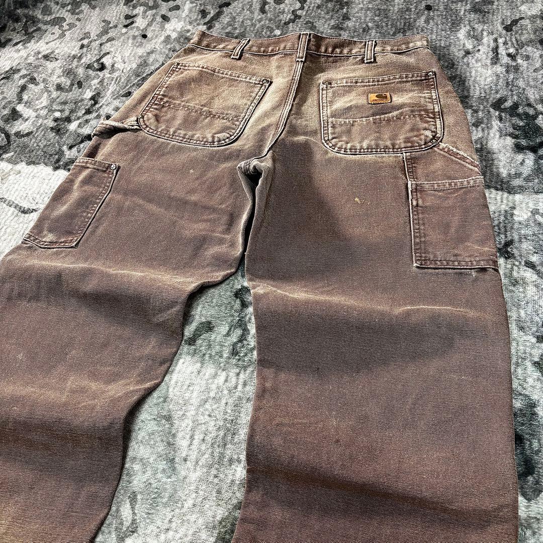 極上クラッシュ ダック地 良フェード レザータグ スペシャル ゆるだぼ 一点物