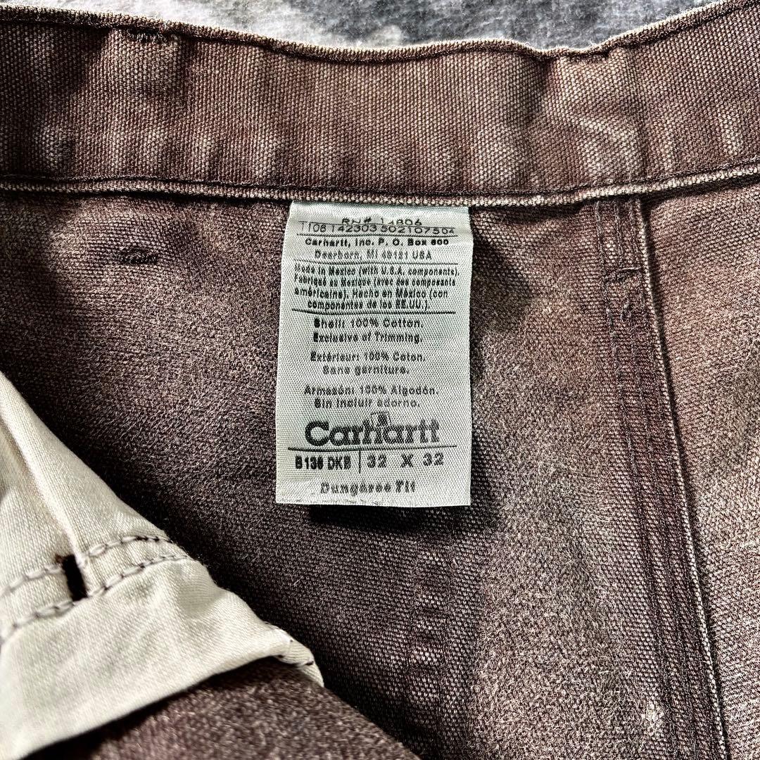 極上クラッシュ ダック地 良フェード レザータグ スペシャル ゆるだぼ 一点物