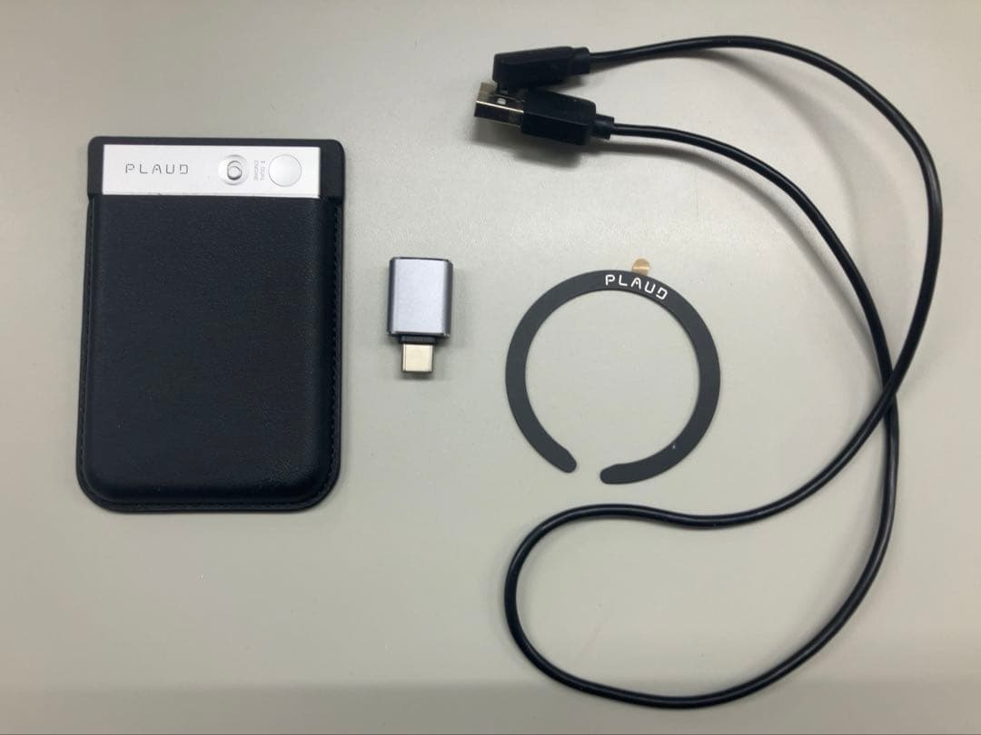 PLAUD NOTE ChatGPT連携AIレコーダー　プラウドノート