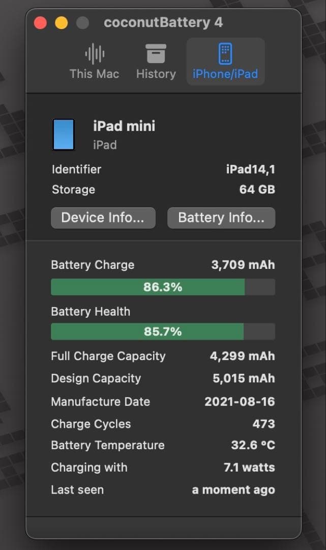 iPad mini(第6世代)64GB Space Gray Wi-Fiモデル