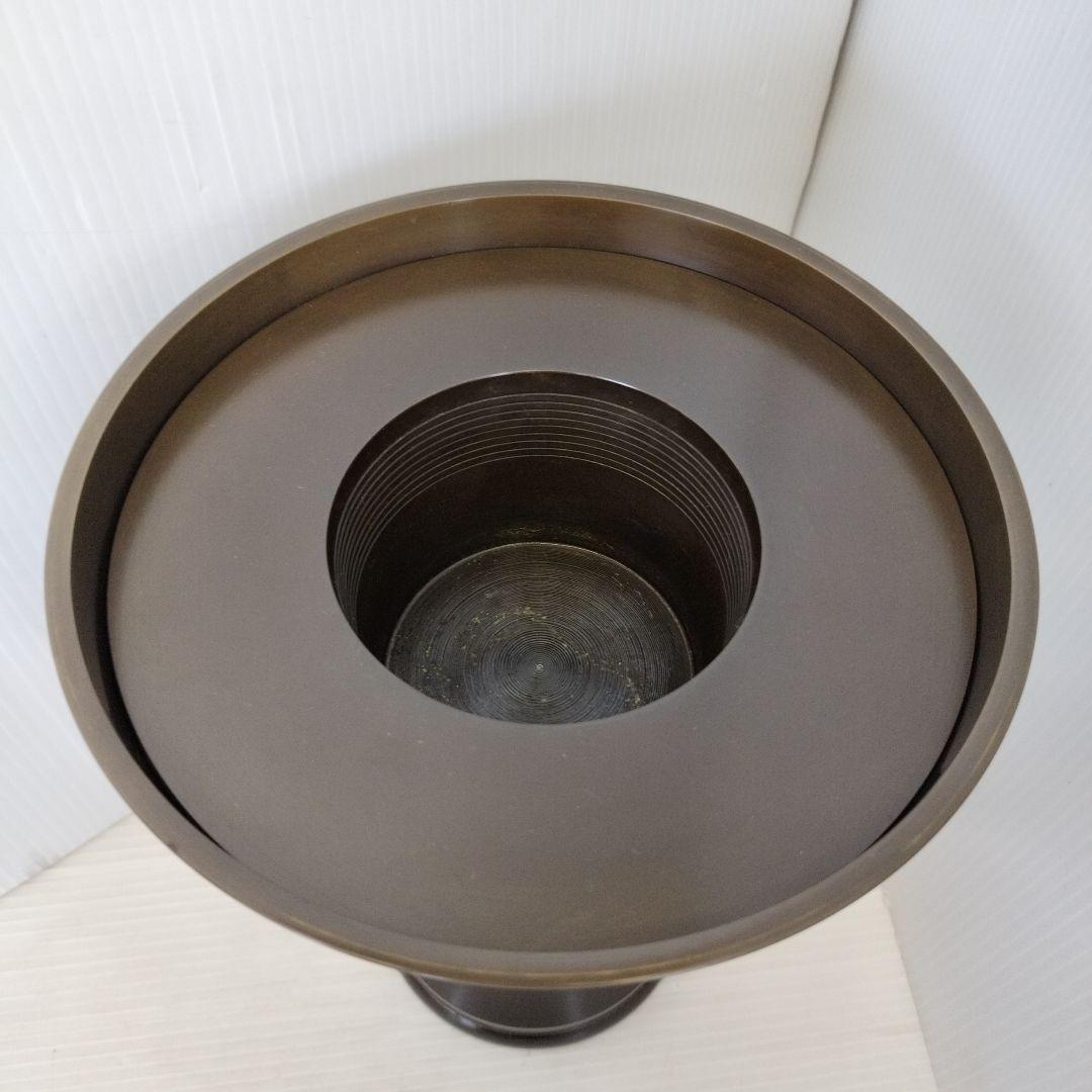 池坊　紫雲　銅器　花器　花瓶