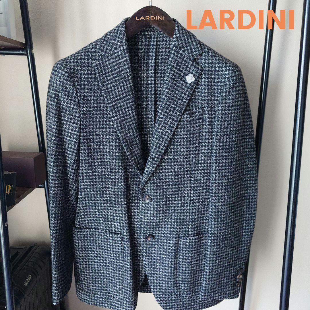 ikko様 LARDINI ハウンドトゥース ジャケット46 イタリア製