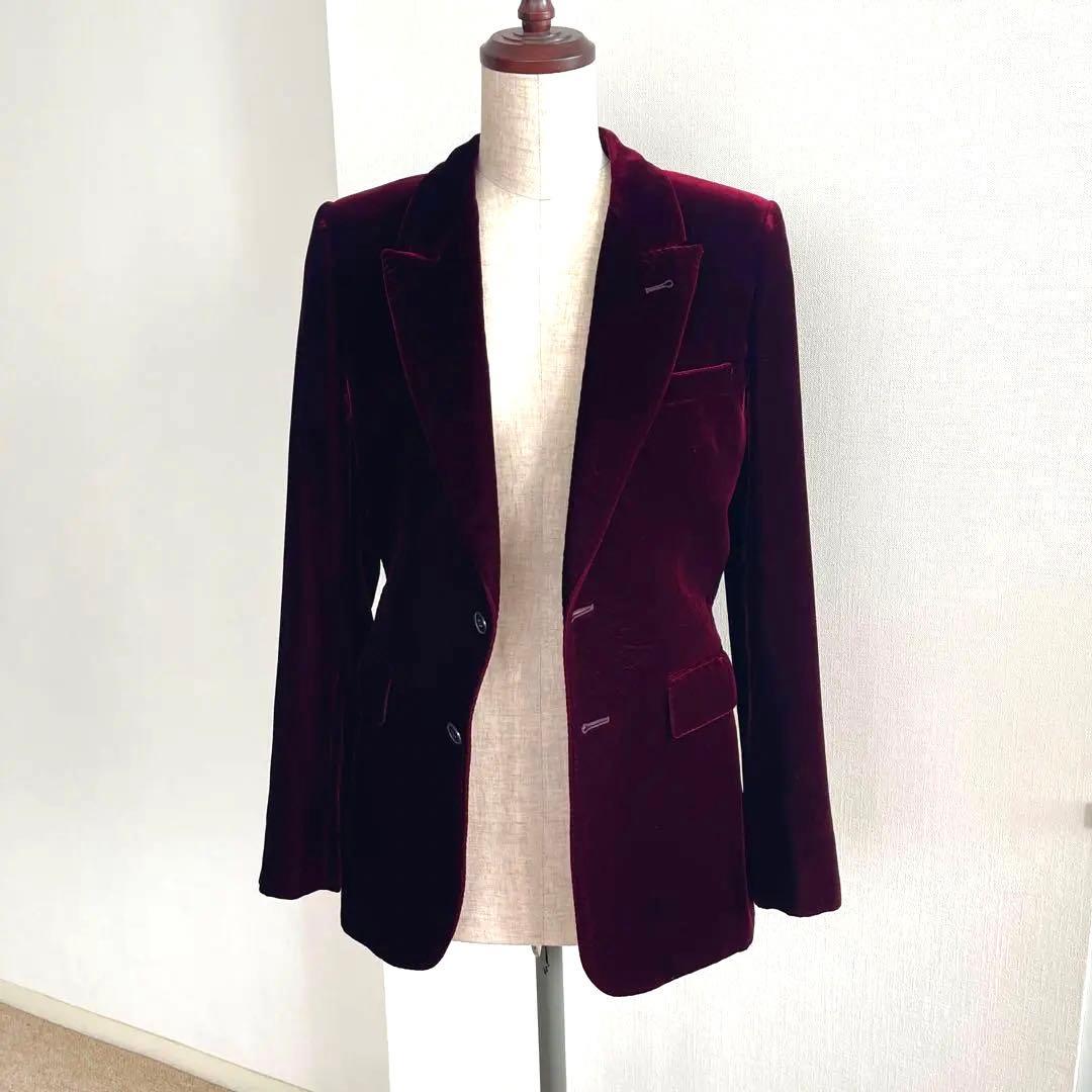 サンローラン　ヴェルベッドジャケット