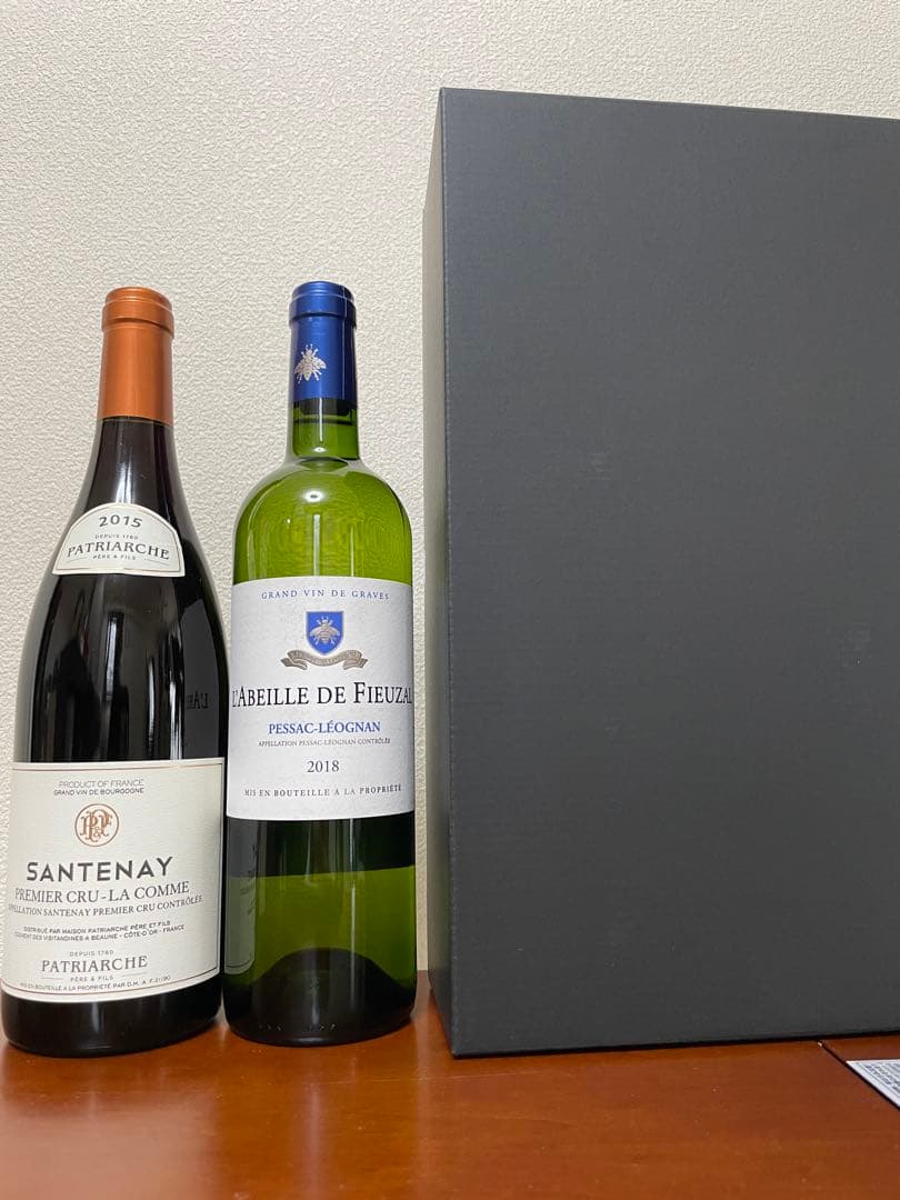 ワイン Santenay2015 & L'Abeille de Fieuzal 2018