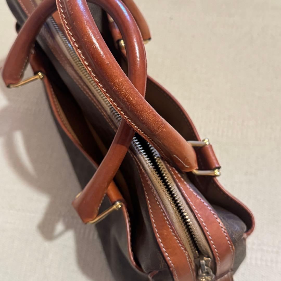 【VINTAGE CELINE/セリーヌ】マカダム　ボストンバッグ