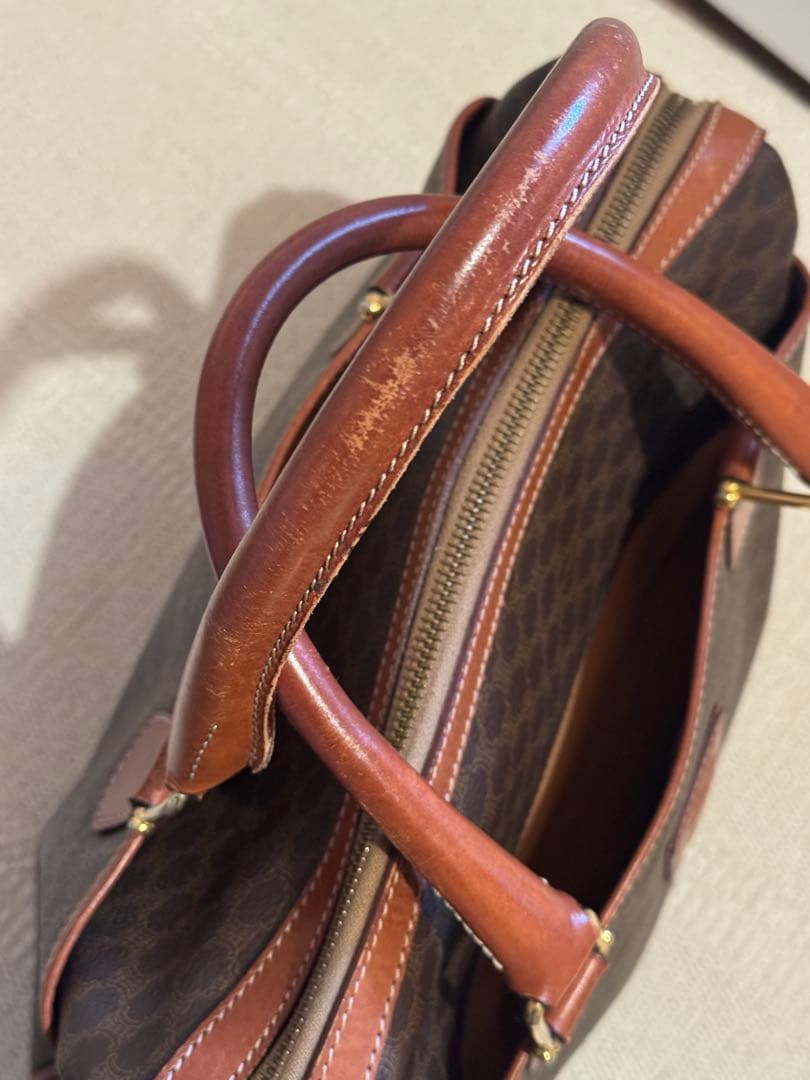 【VINTAGE CELINE/セリーヌ】マカダム　ボストンバッグ