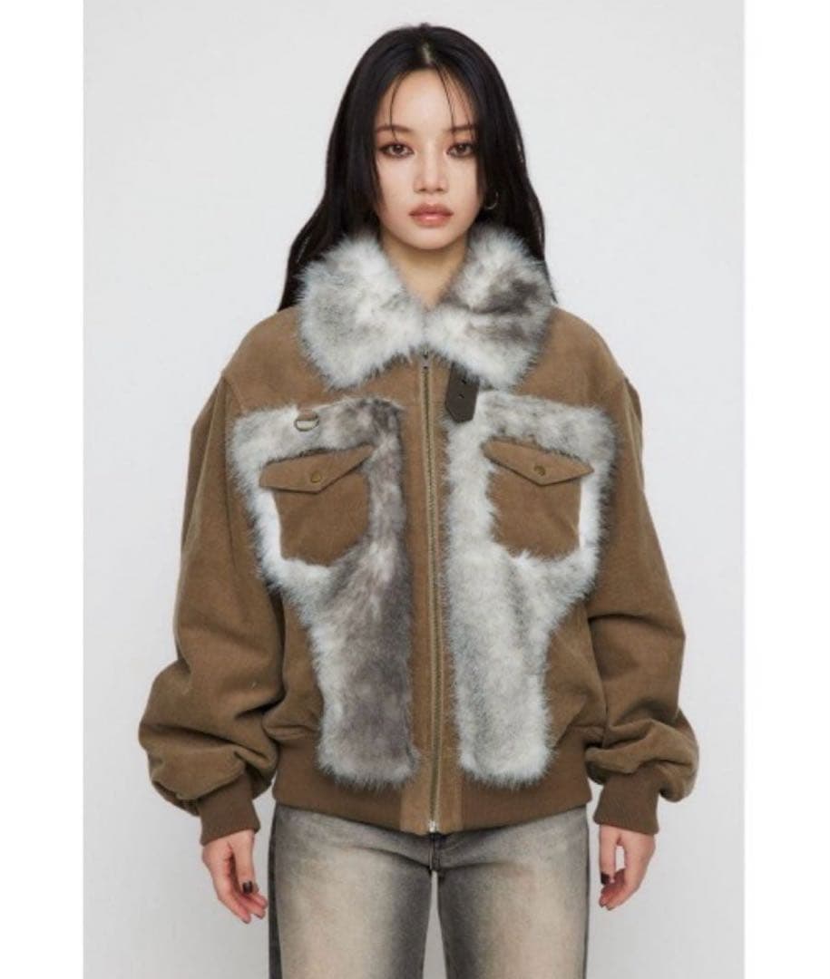 LAGUAGEM CORDUROY OVER ブルゾン ブラウン 2/15まで‼️