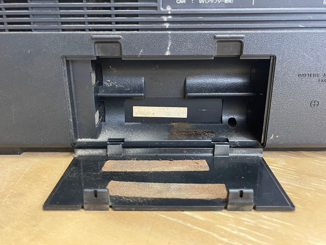 [ジャンク]AIWA FM/AMラジオ カセット CS-80