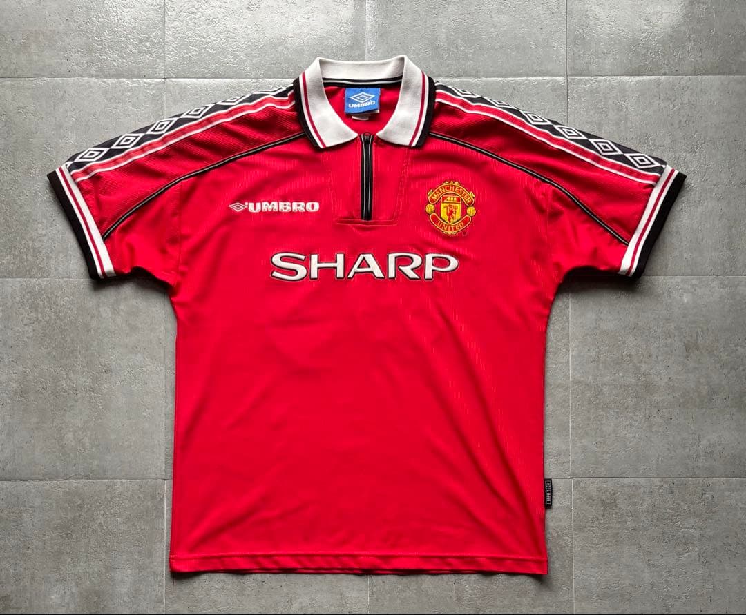 98-99 マンチェスターユナイテッド　アンブロ　ホームユニフォーム　正規品