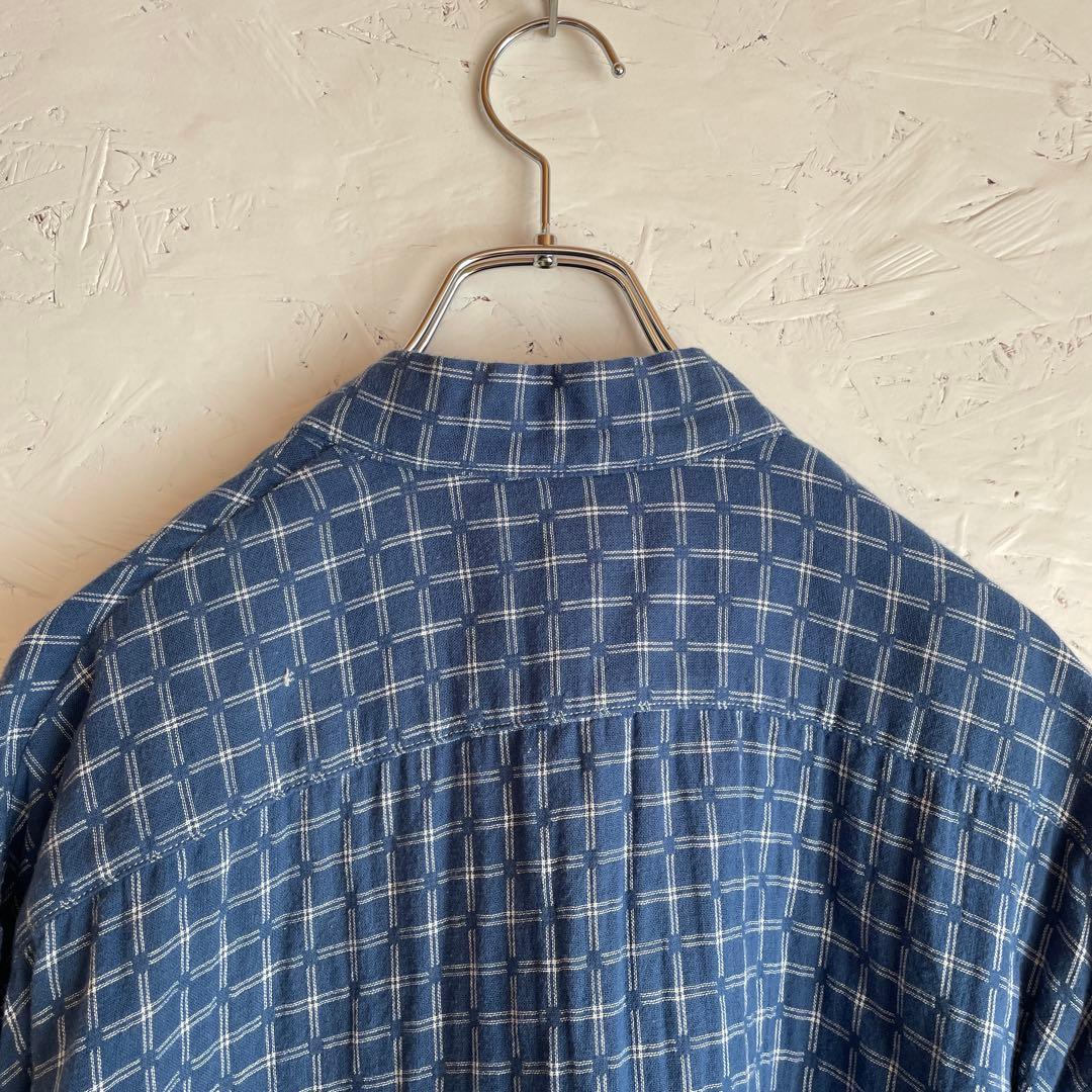 【GAIJIN MADE】法被 ハッピ 格子柄作務衣　ジャケット カーディガン