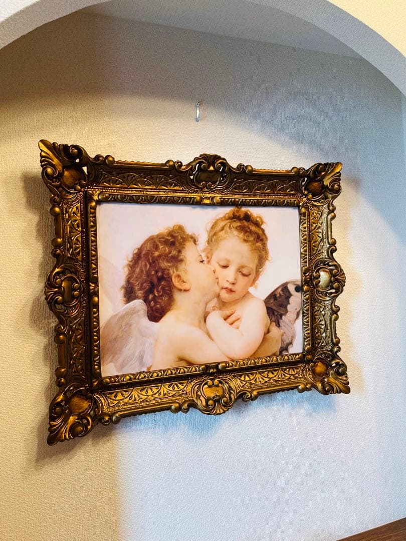 ロココ調　イタリア製　額絵