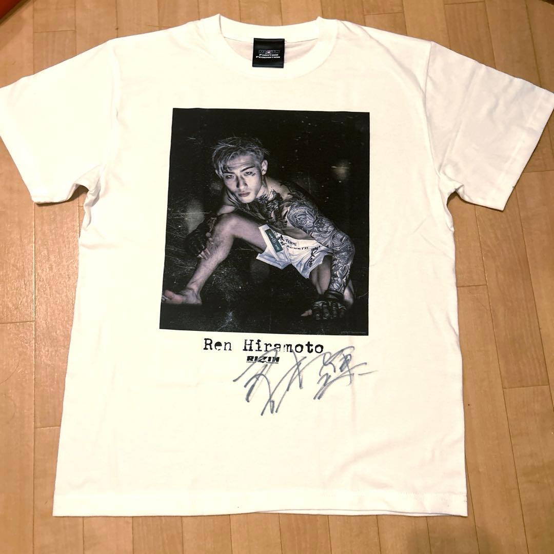 週末限定価格！RIZIN ライジン　平本蓮　サイン入りTシャツ