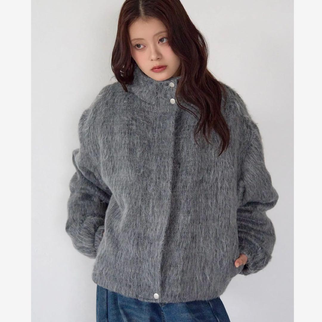 Enewdnina／mohair tuck blouson 完売品