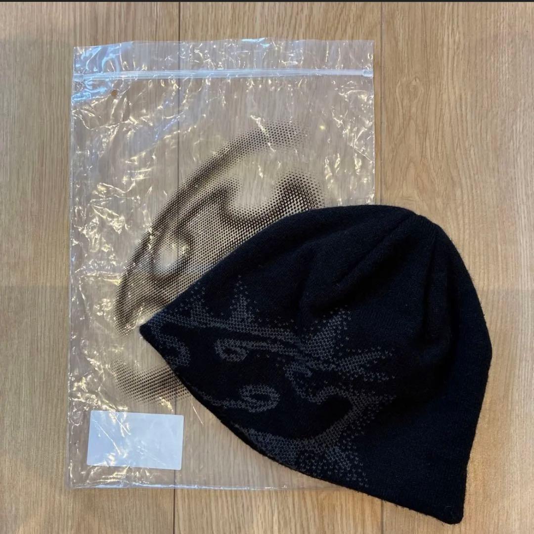 帽子 SAN SAN GEAR 23FW LOGO BEANIE BLACK
