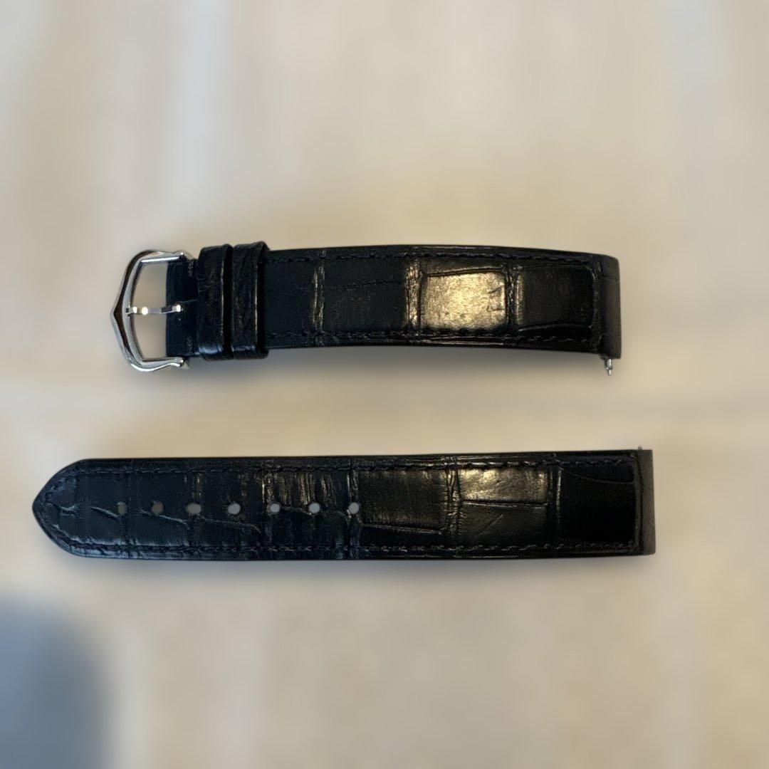 カルティエ サントス・デュモン LM 専用ワニ革バンド 尾錠付き