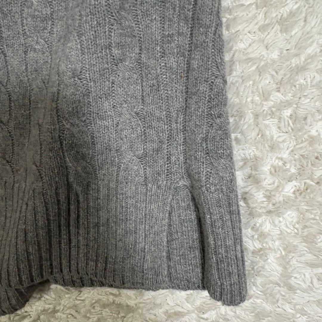 美品✨ポロラルフローレン ケーブル編み　ニットワンピース　チュニック　カシミヤ