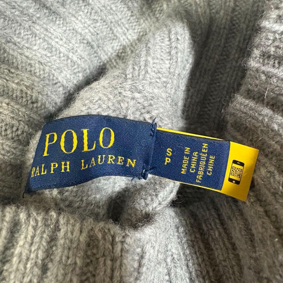 美品✨ポロラルフローレン ケーブル編み　ニットワンピース　チュニック　カシミヤ