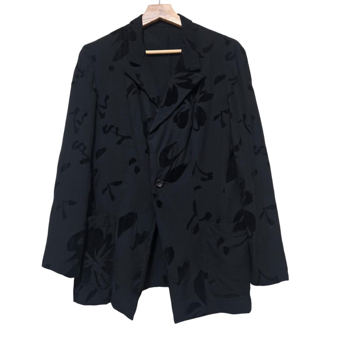 ss97 YOHJI YAMAMOTO FEMME フラワーフロッキージャケット