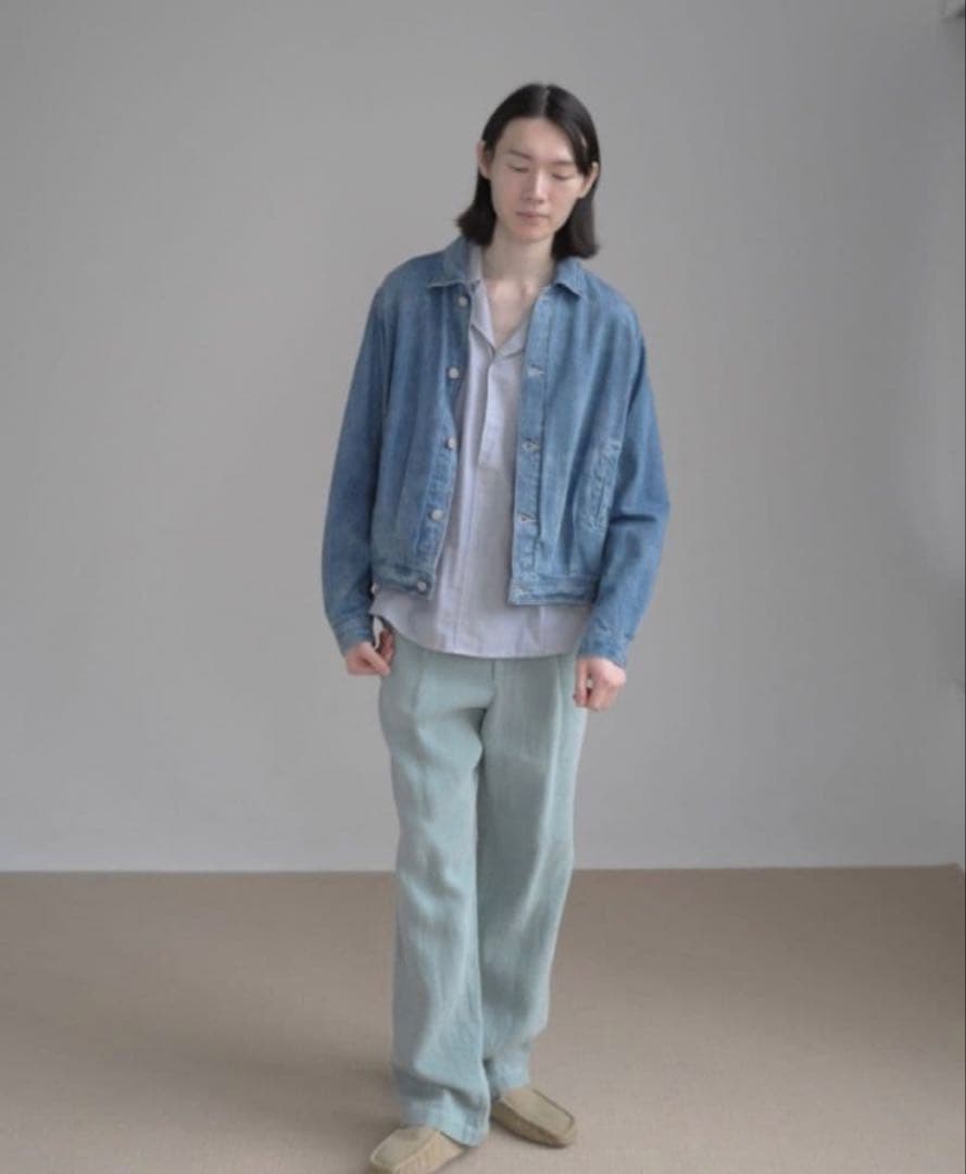 ジャケット・アウター 22ss Selvedge Faded Light Denim Blouson