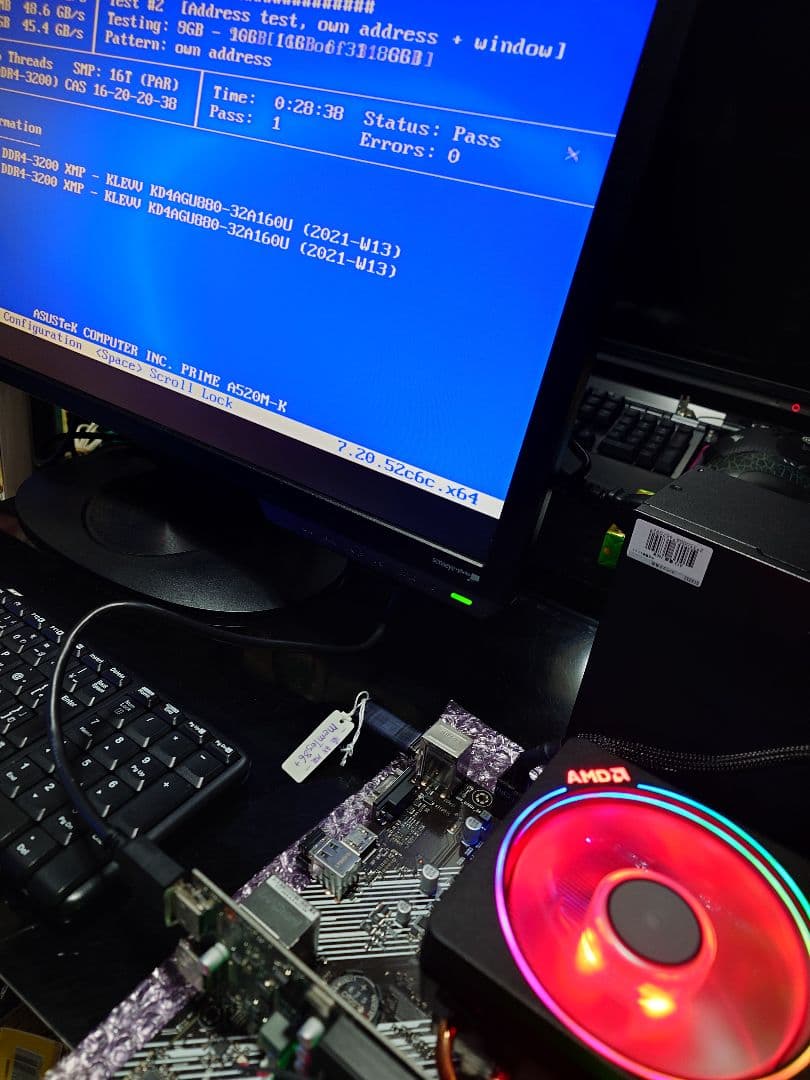 KLEVV BOLT X DDR4 16GB×2 32GB 3200 動作確認済